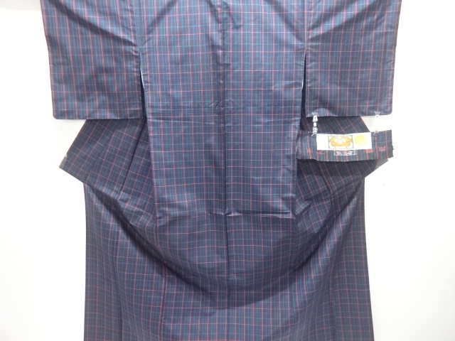 Japanese Kimono / Tsumugi Omeshi Silk